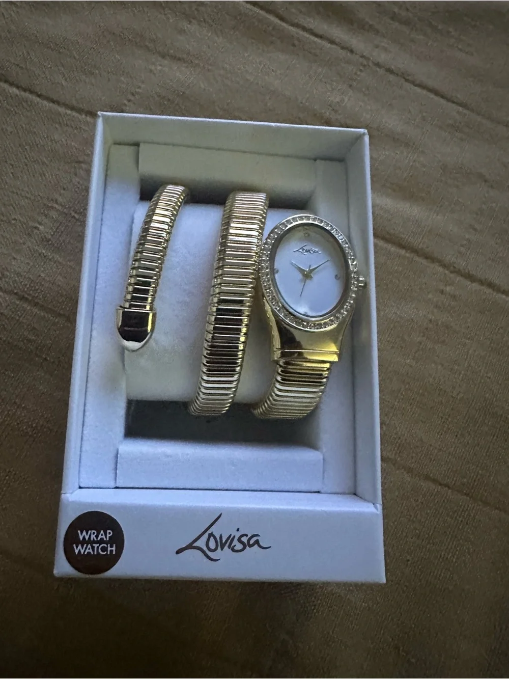 Lovisa Gold Wrap Watch and Bracelet Set - Gold